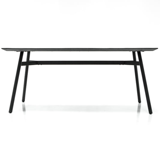 Bronks Acacia Wood Black Fixed 180cm Dining Table