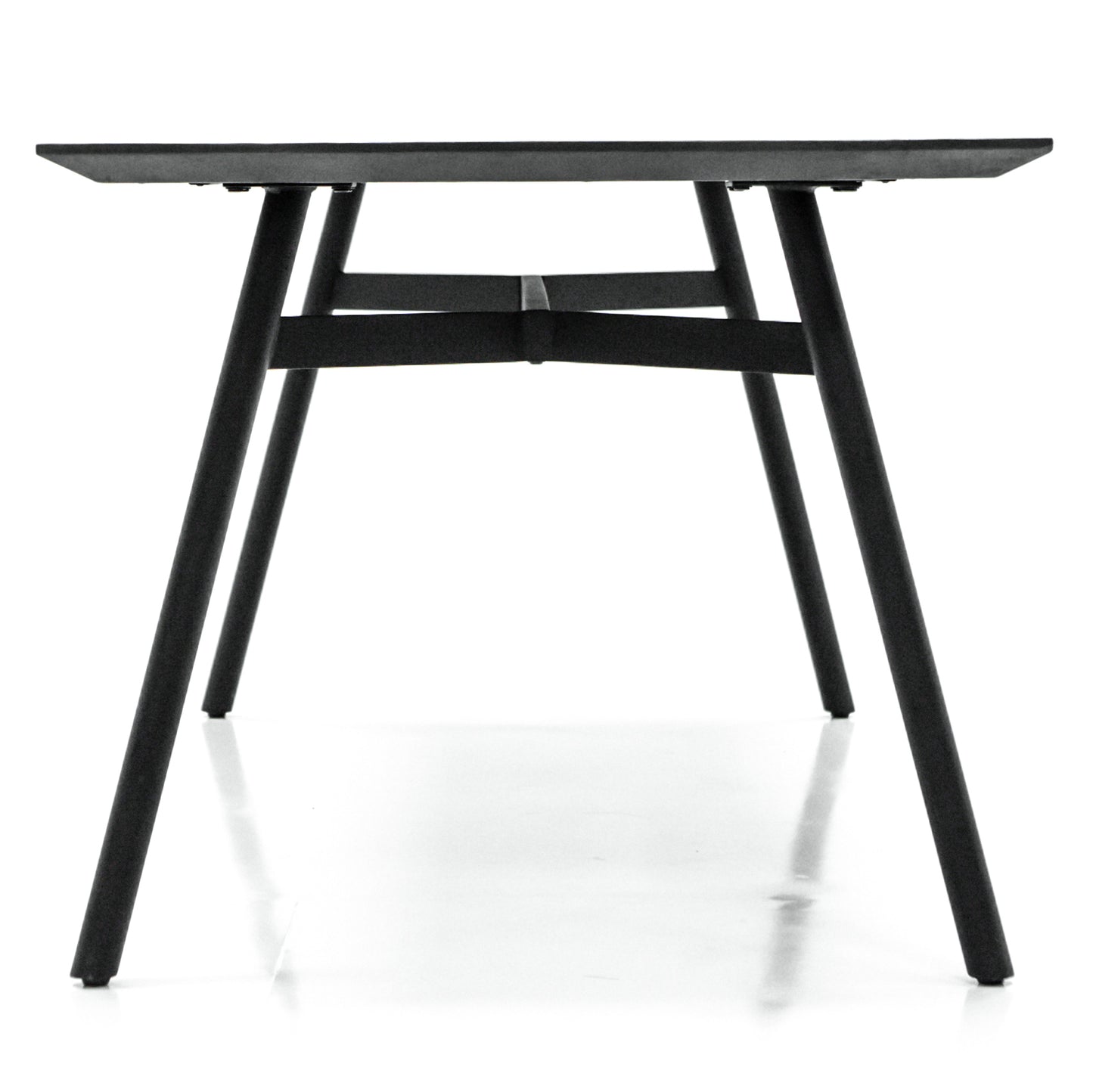 Bronks Acacia Wood Black Fixed 180cm Dining Table