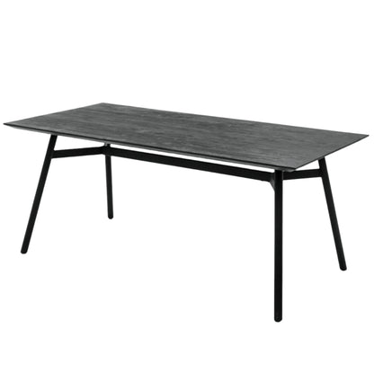 Bronks Acacia Wood Black Fixed 180cm Dining Table