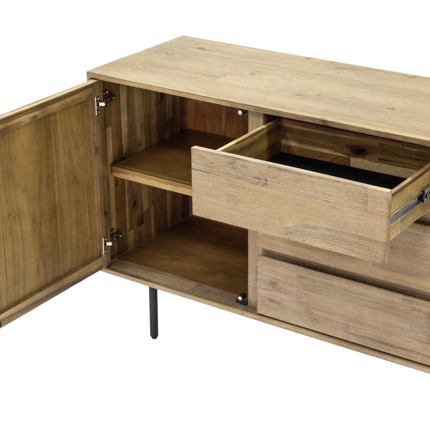 Maddox Acacia Wood Buffet Sideboard