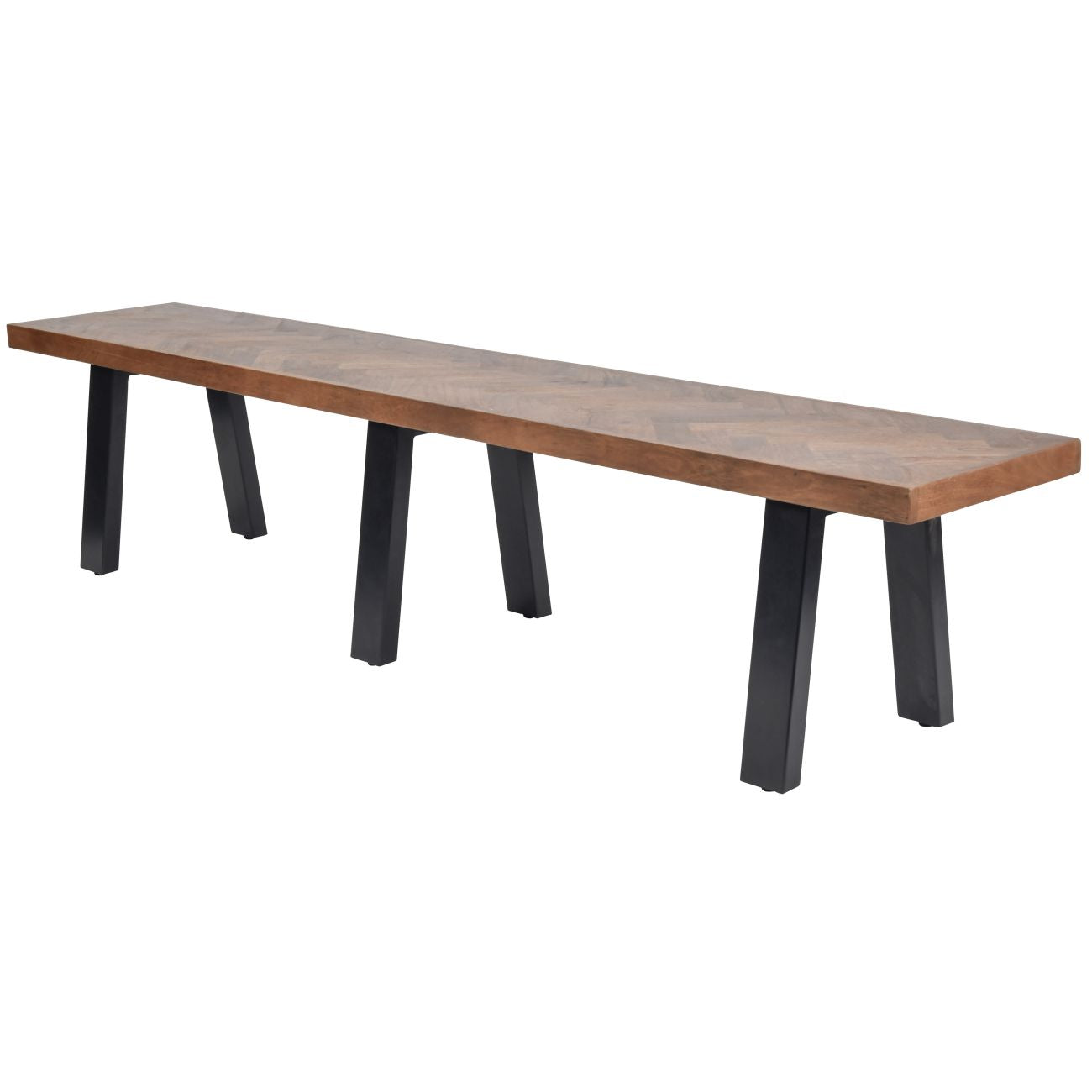 Burnham II Herringbone Dining Bench