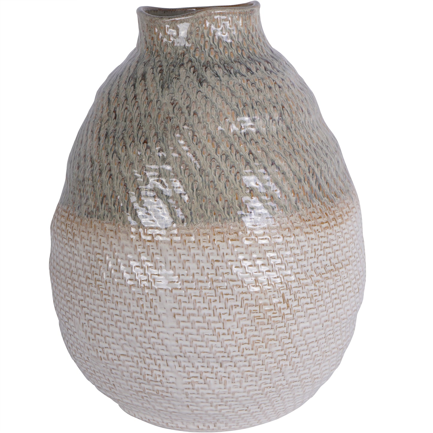 Ceramic Woven Extra Large Vase