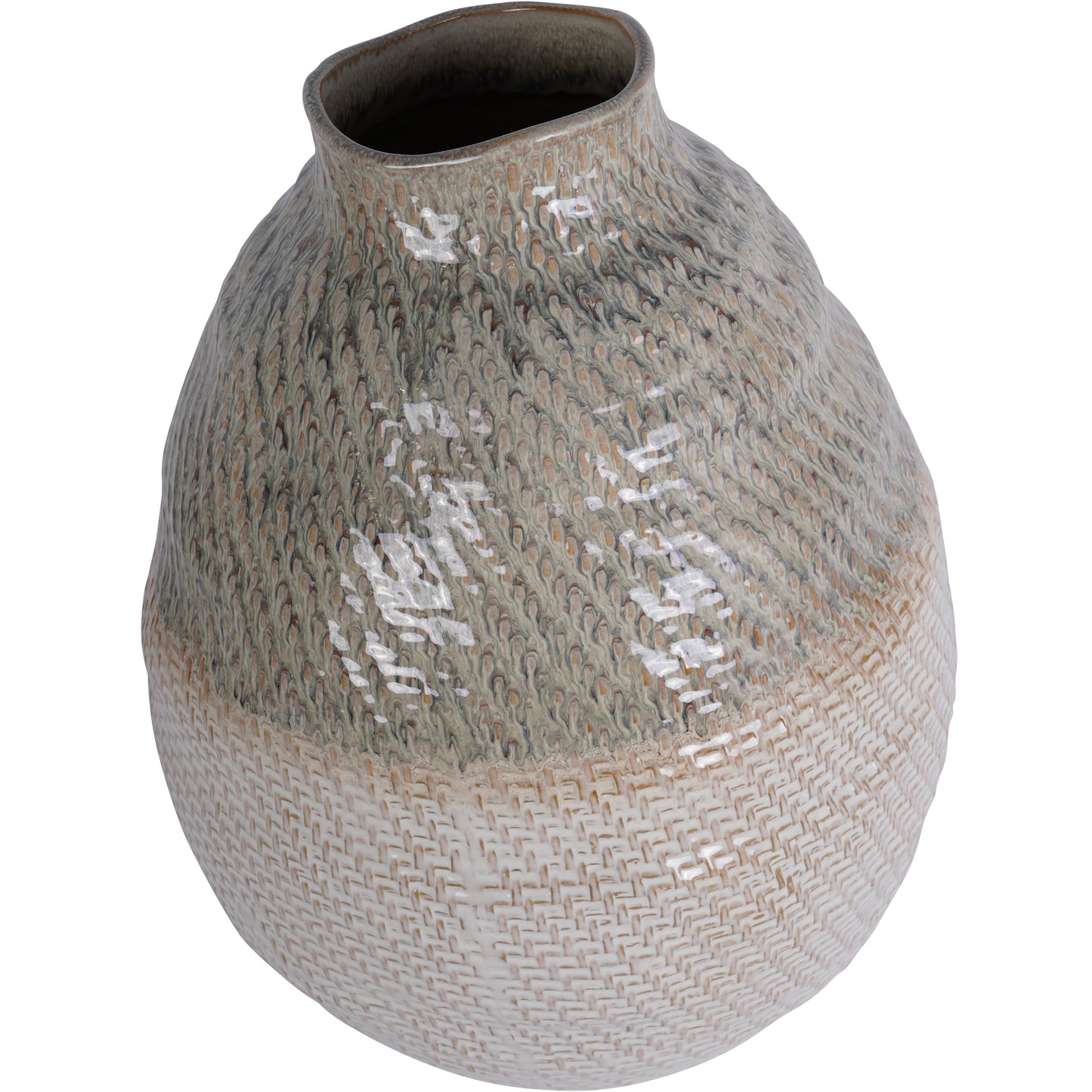 Ceramic Woven Extra Large Vase