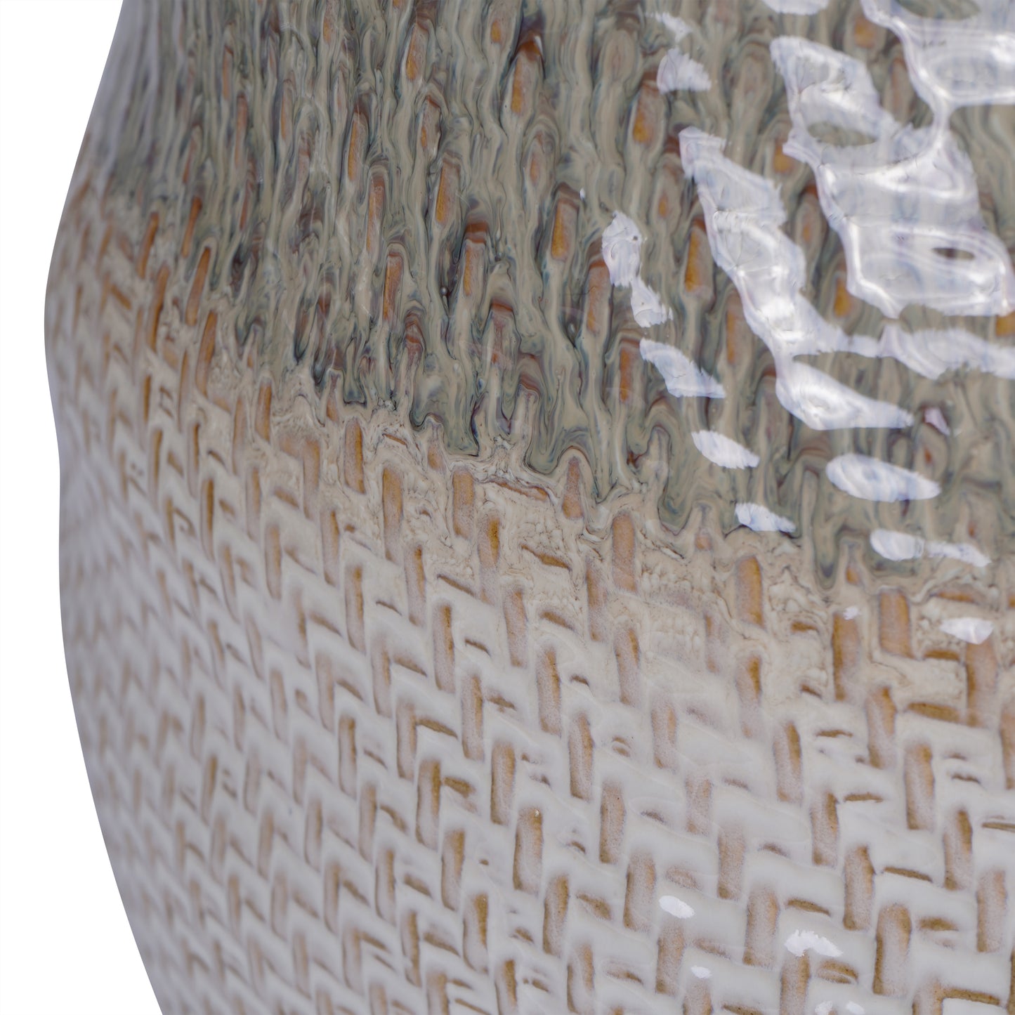 Ceramic Woven Extra Large Vase