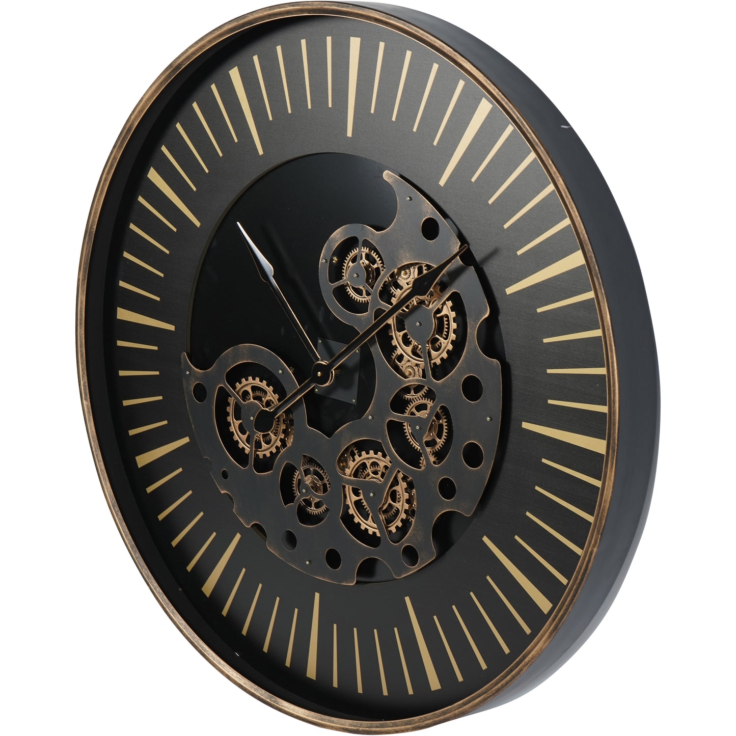 Palladium with moving Dials 80cm Wall Clock