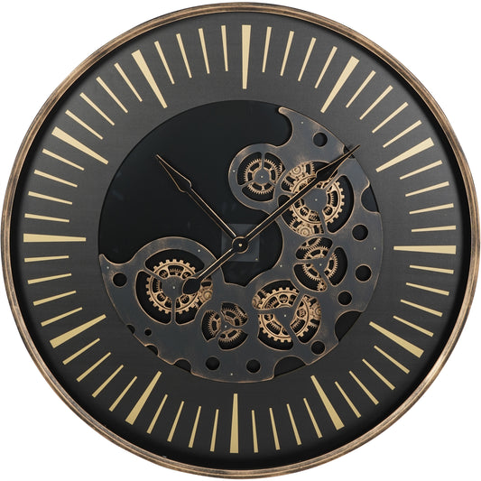 Palladium with moving Dials 80cm Wall Clock