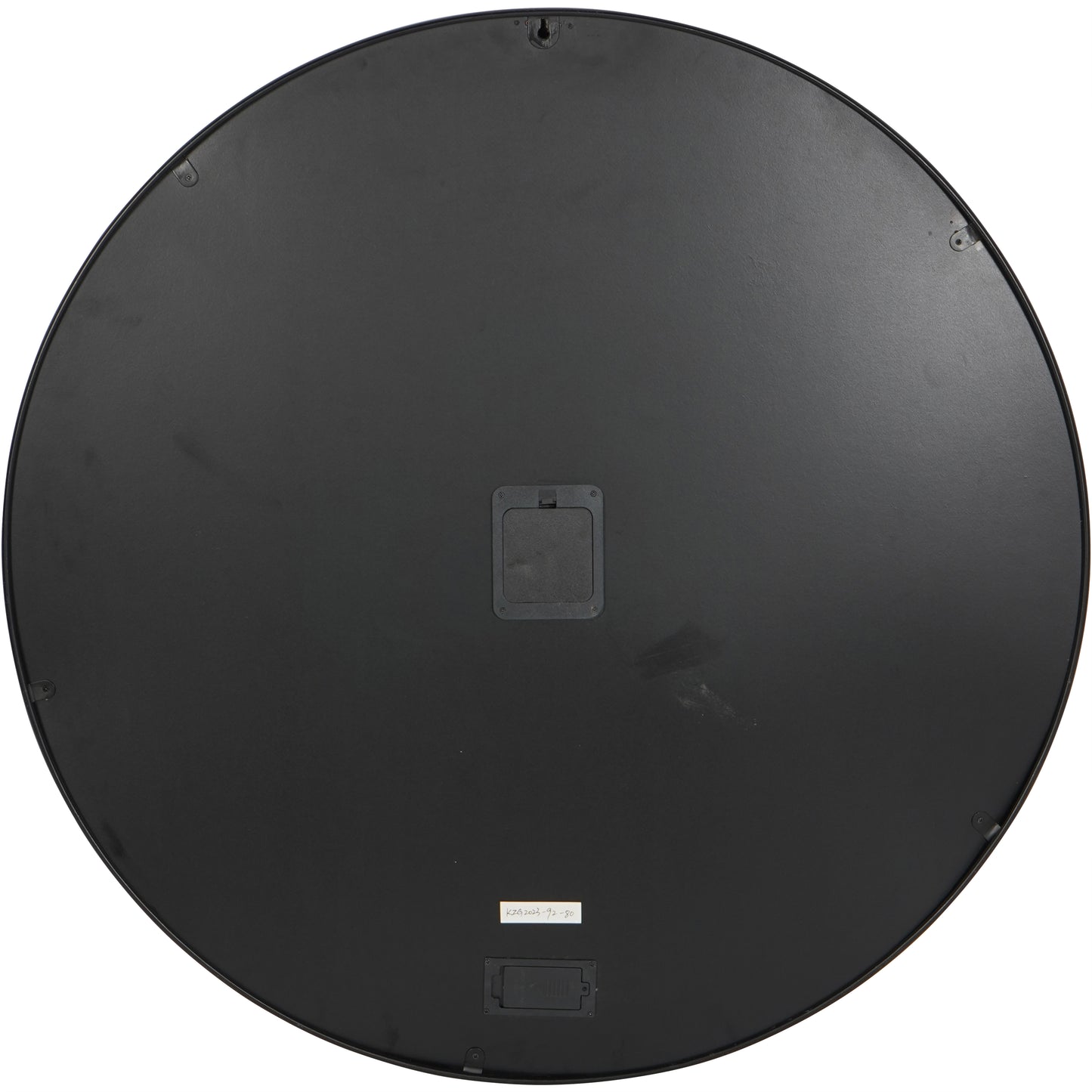 Palladium with moving Dials Black Nickel 80cm Wall Clock