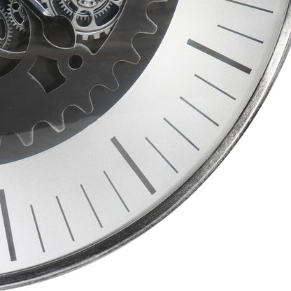 Palladium with moving Dials Black Nickel 80cm Wall Clock