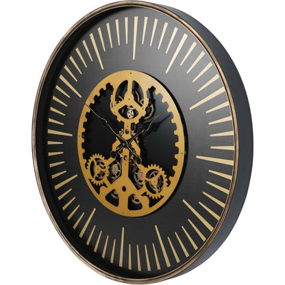 Palladium with Centre Moving Dials Wall Clock