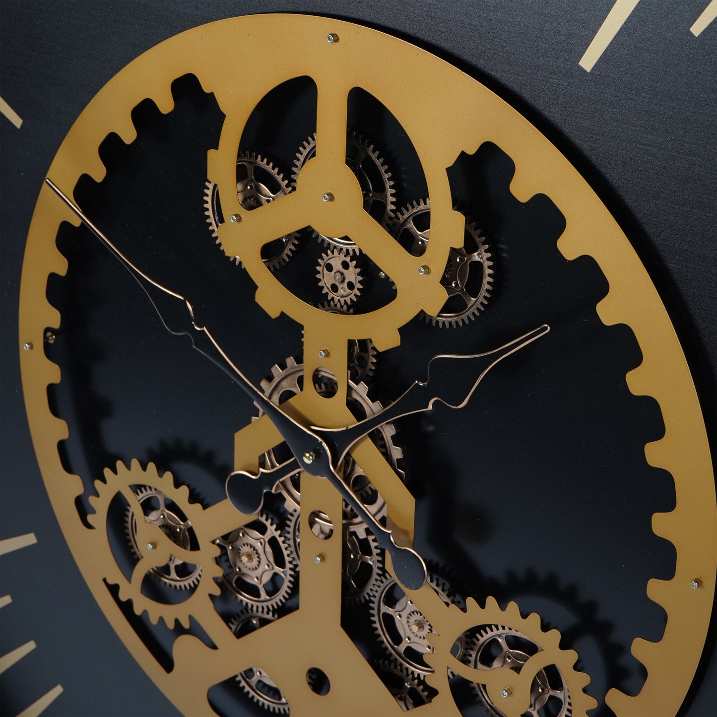 Palladium with Centre Moving Dials Wall Clock