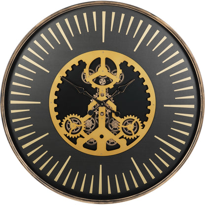 Palladium with Centre Moving Dials Wall Clock