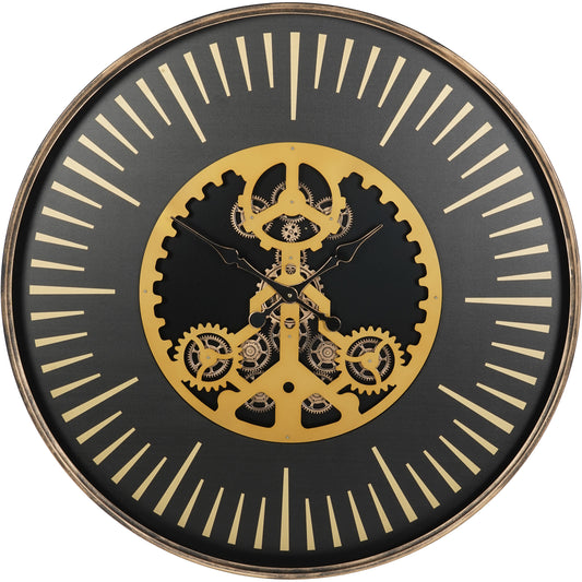 Palladium with Centre Moving Dials Wall Clock