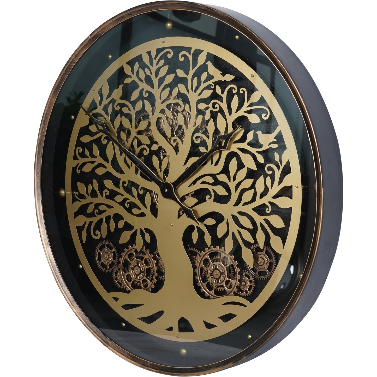 Viking Tree Moving Dials Wall Clock