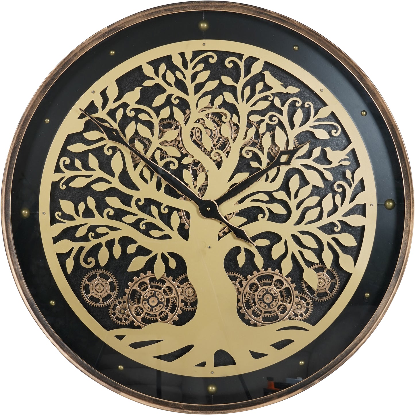Viking Tree Moving Dials Wall Clock