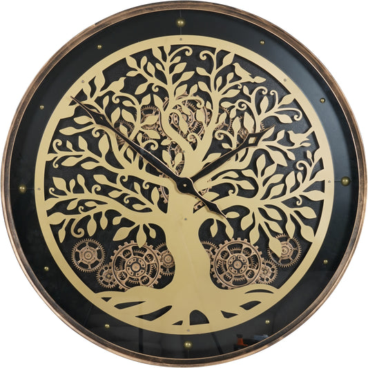 Viking Tree Moving Dials Wall Clock