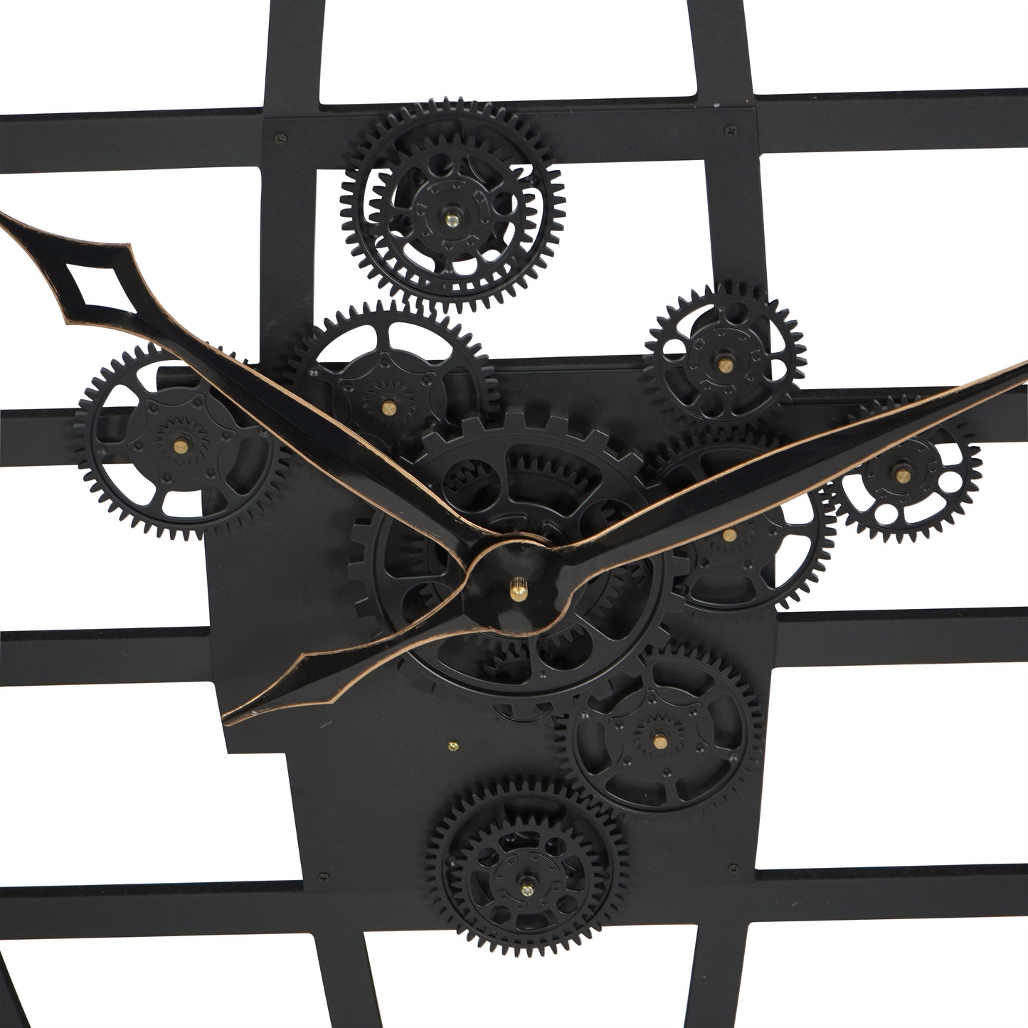 Globe and Numerals Open Wall Clock