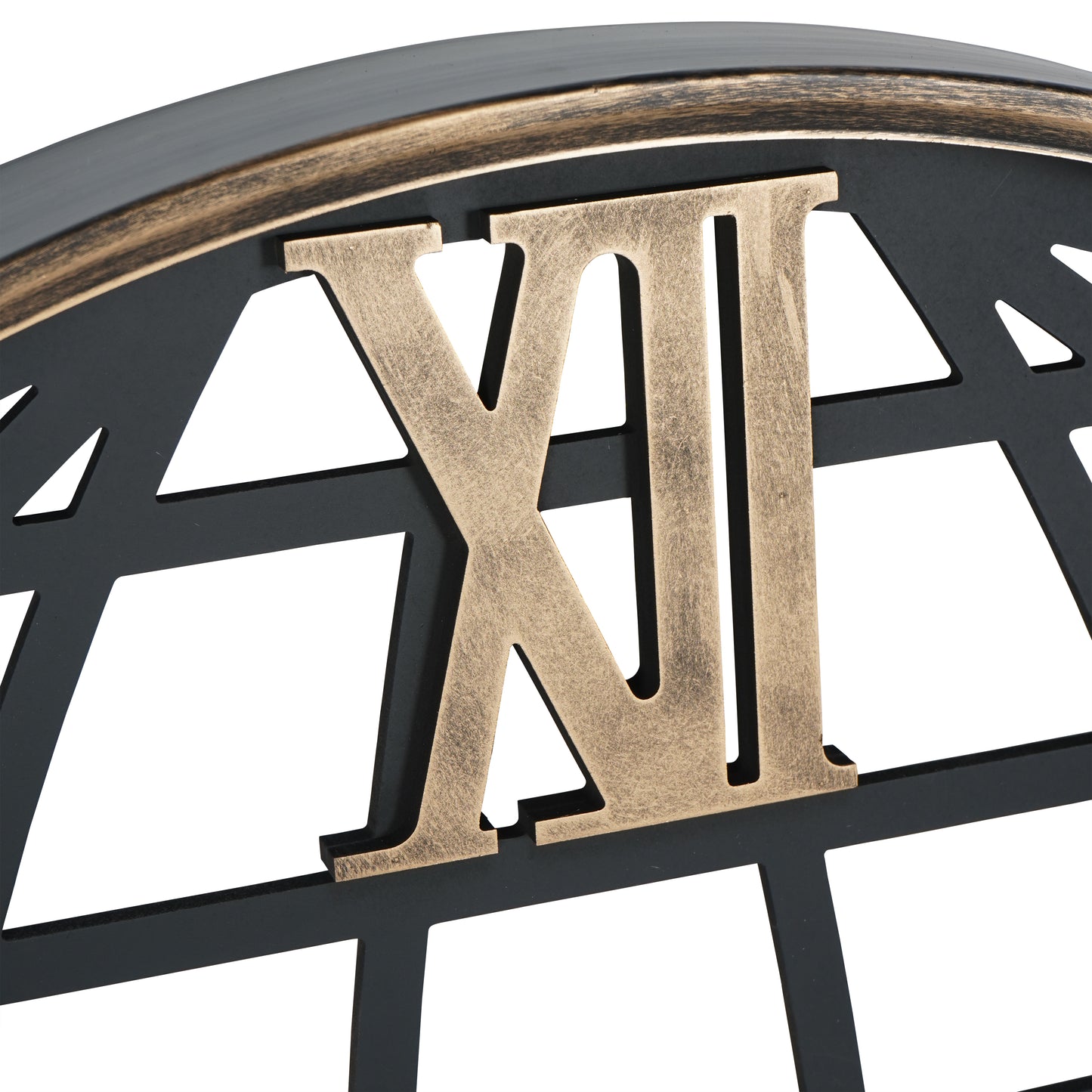 Globe and Numerals Open Wall Clock