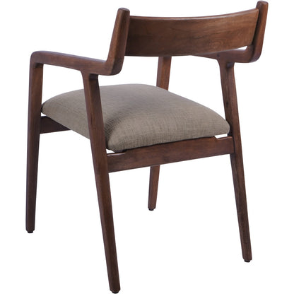 Monterey Mango Wood Upholstered Dining Chair (Set of 2)