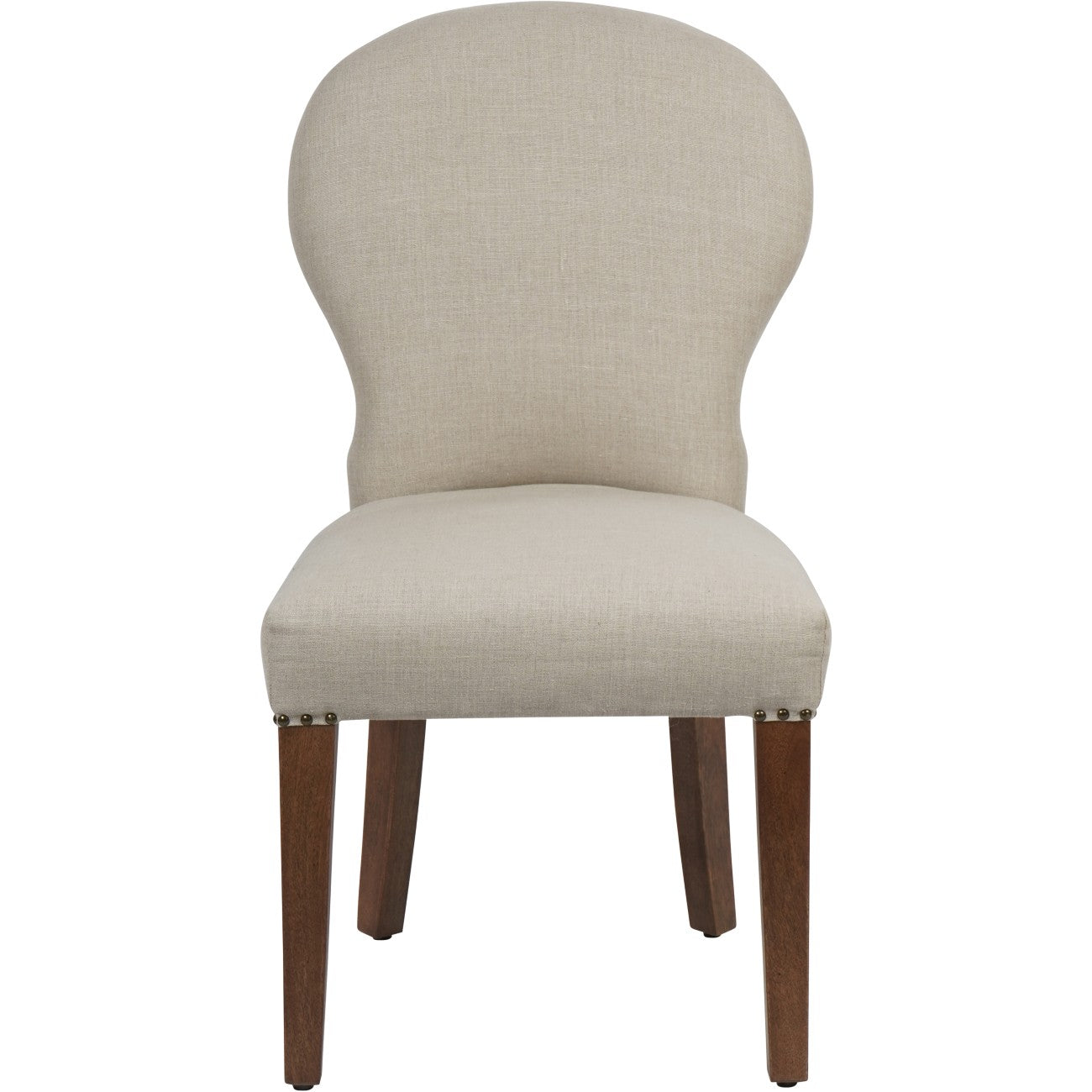 Walker Mango Wood Upholstered Dining Chair (Set of 2)