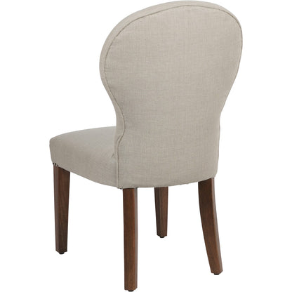 Walker Mango Wood Upholstered Dining Chair (Set of 2)