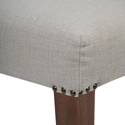Walker Mango Wood Upholstered Dining Chair (Set of 2)