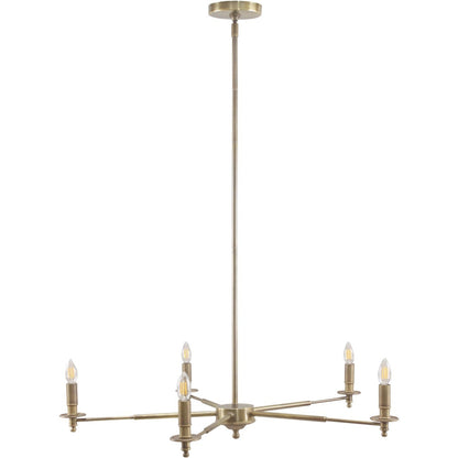 Blythe Brass 5 Light Chandelier