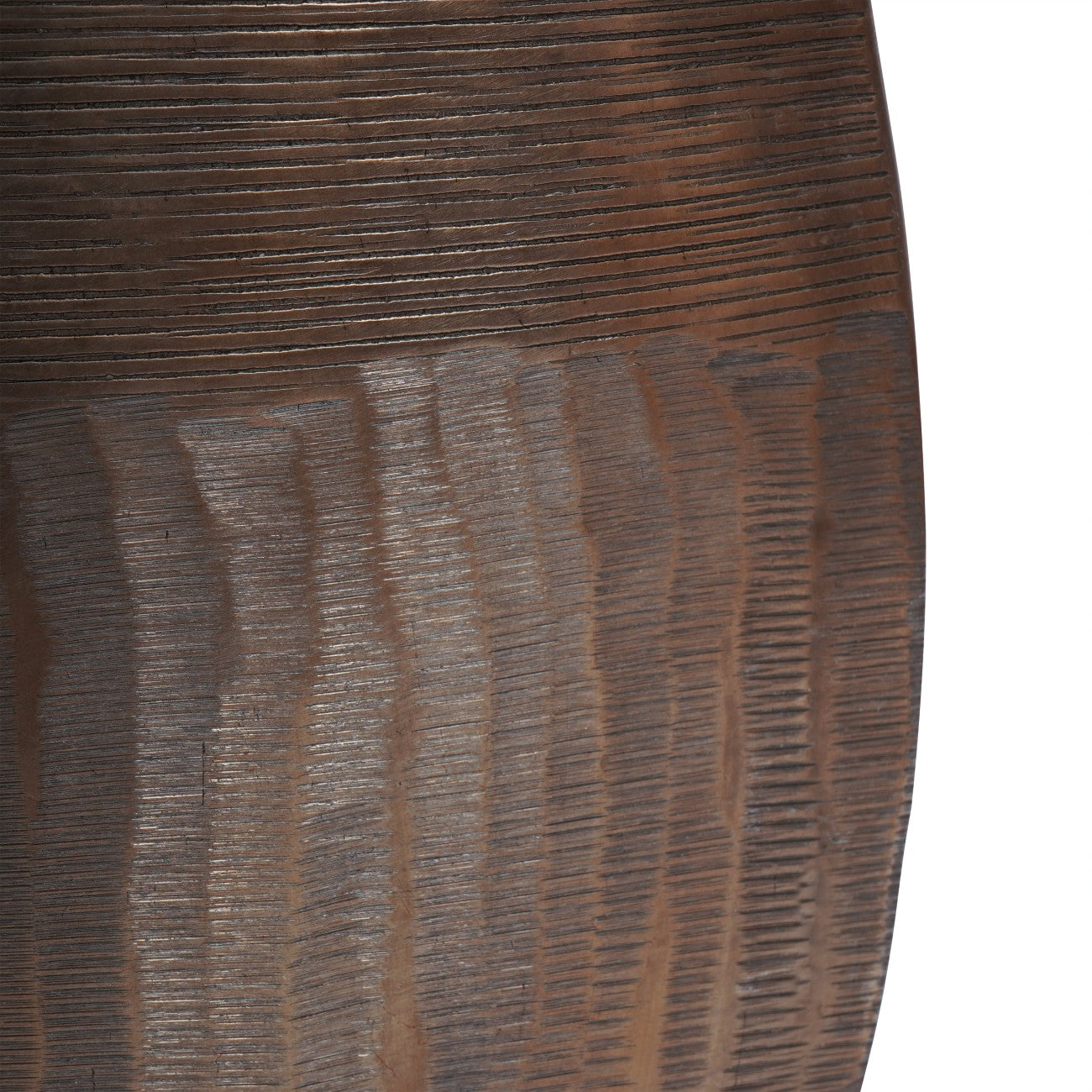 Southwold Textured Oval Antique Brass 100cm Vase