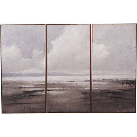 Hazy Horizons Framed  Wall Art (Set of 3)