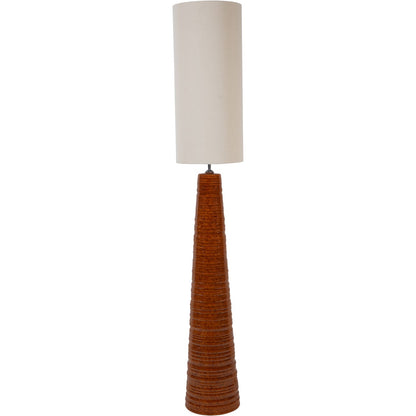 Tivoli Ceramic Tall Terracotta Floor Lamp