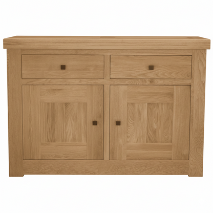 Bordeaux Solid Oak 2 Door 2 Drawer Sideboard
