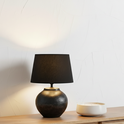 Skyline Black Small Table Lamp