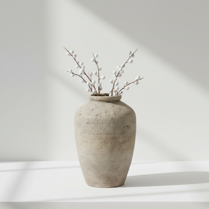 Deruta Mottled Large Vase