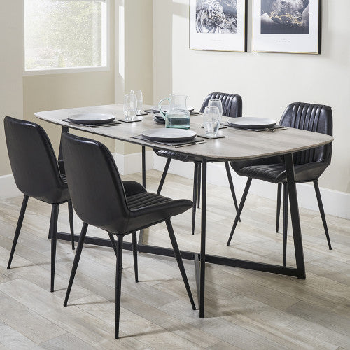 Ukiah Grey Oak 1.8m Dining Table