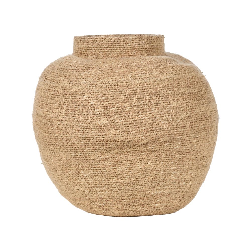 Seagrass Natural Urn Shaped Basket