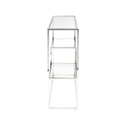 Aleandra Glass Console Table