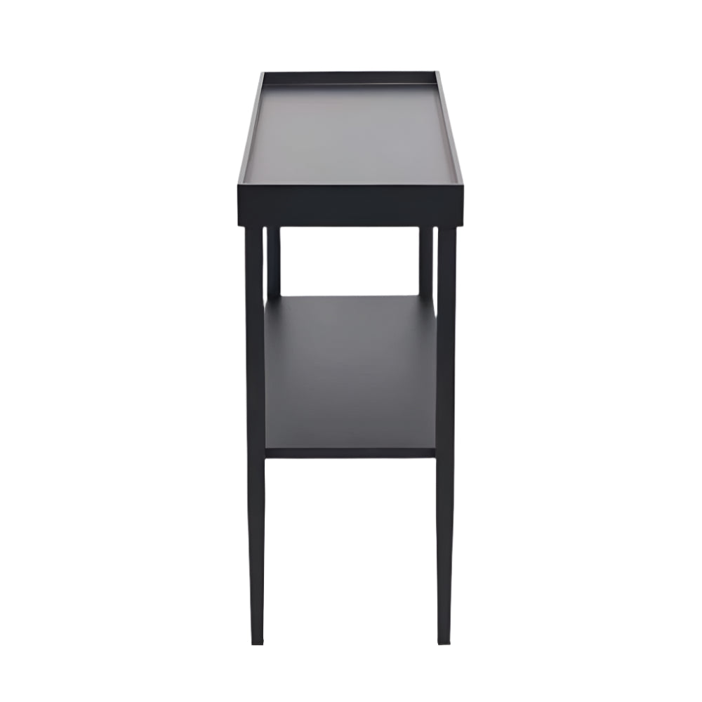 Marnie Black Wood Veneer Console Table
