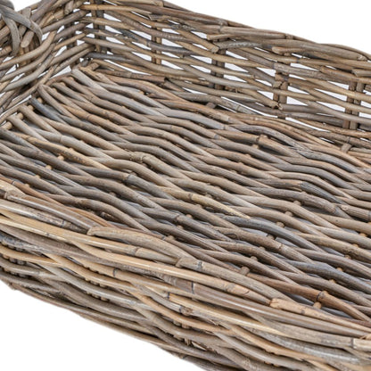 Kubu Grey Basket Trays (Set of 2)