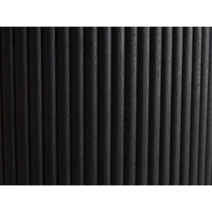 Louis Fluted 1.8m Extendable Dining Table Black