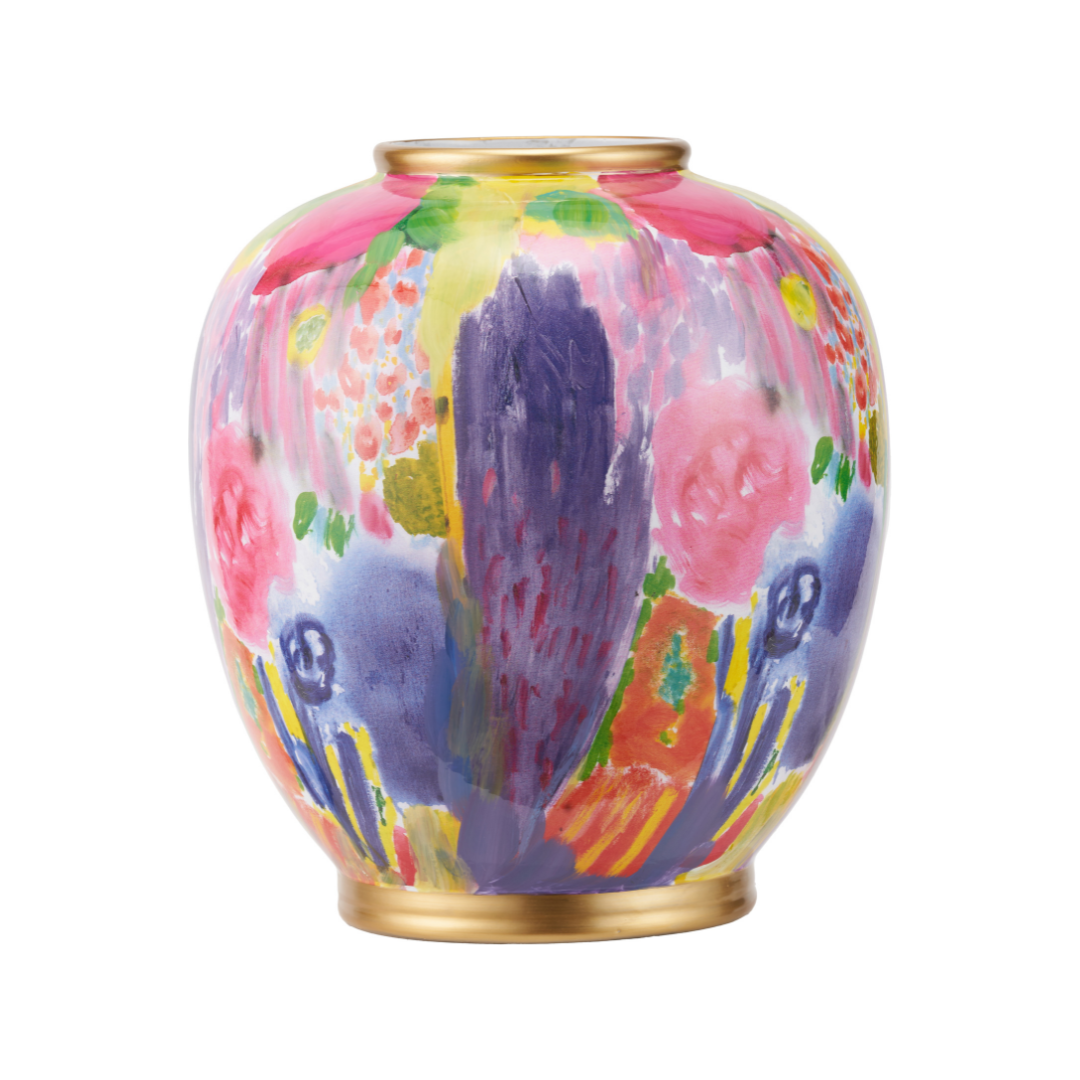 Matisse Multi Colour Ceramic Urn Vase
