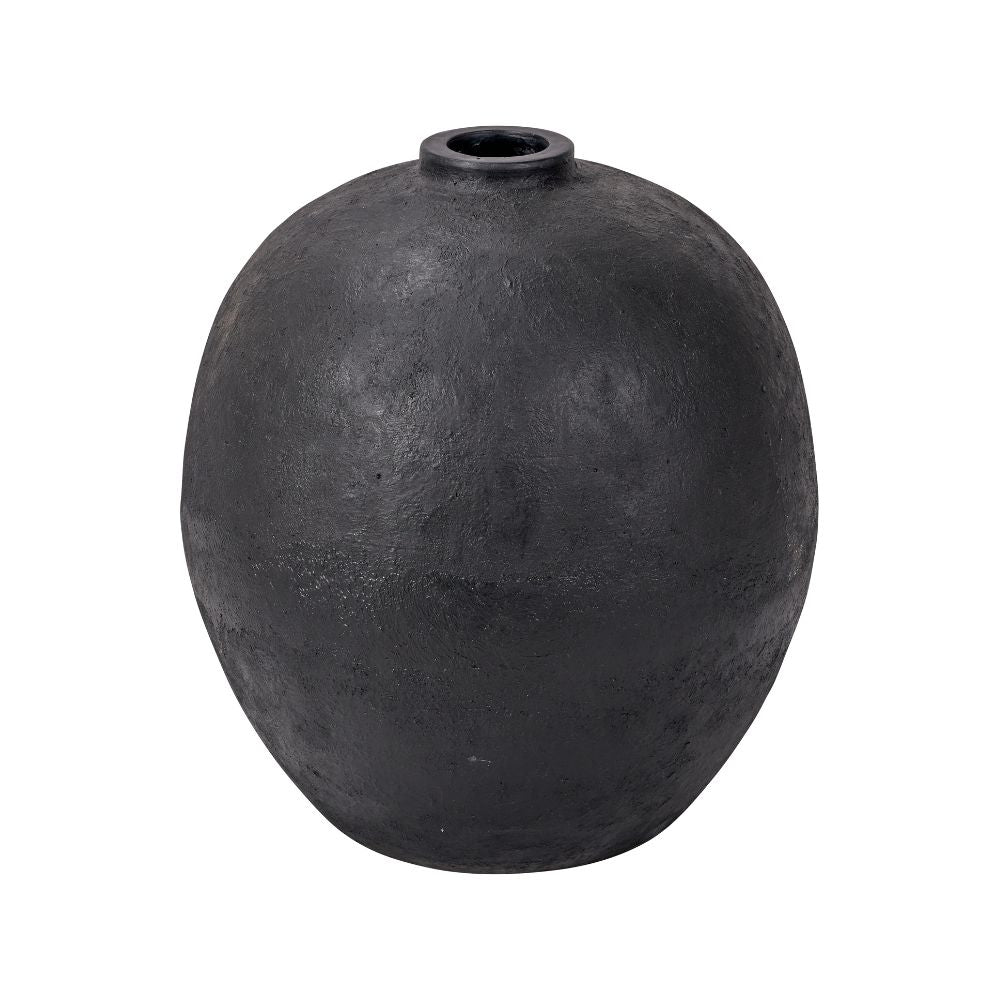 Fibrestone Black Decorative Vase