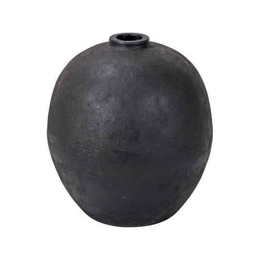 Fibrestone Black Decorative Vase