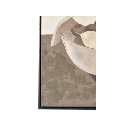 Fruit Design Canvas with Black Frame