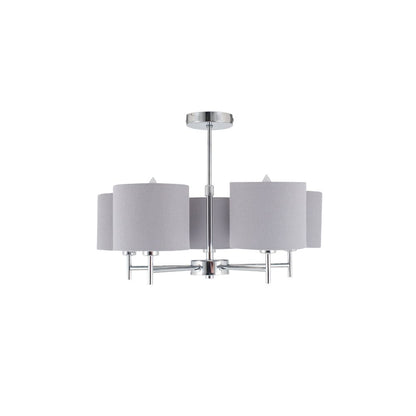 Plaza Linen 5 Arm Pendant