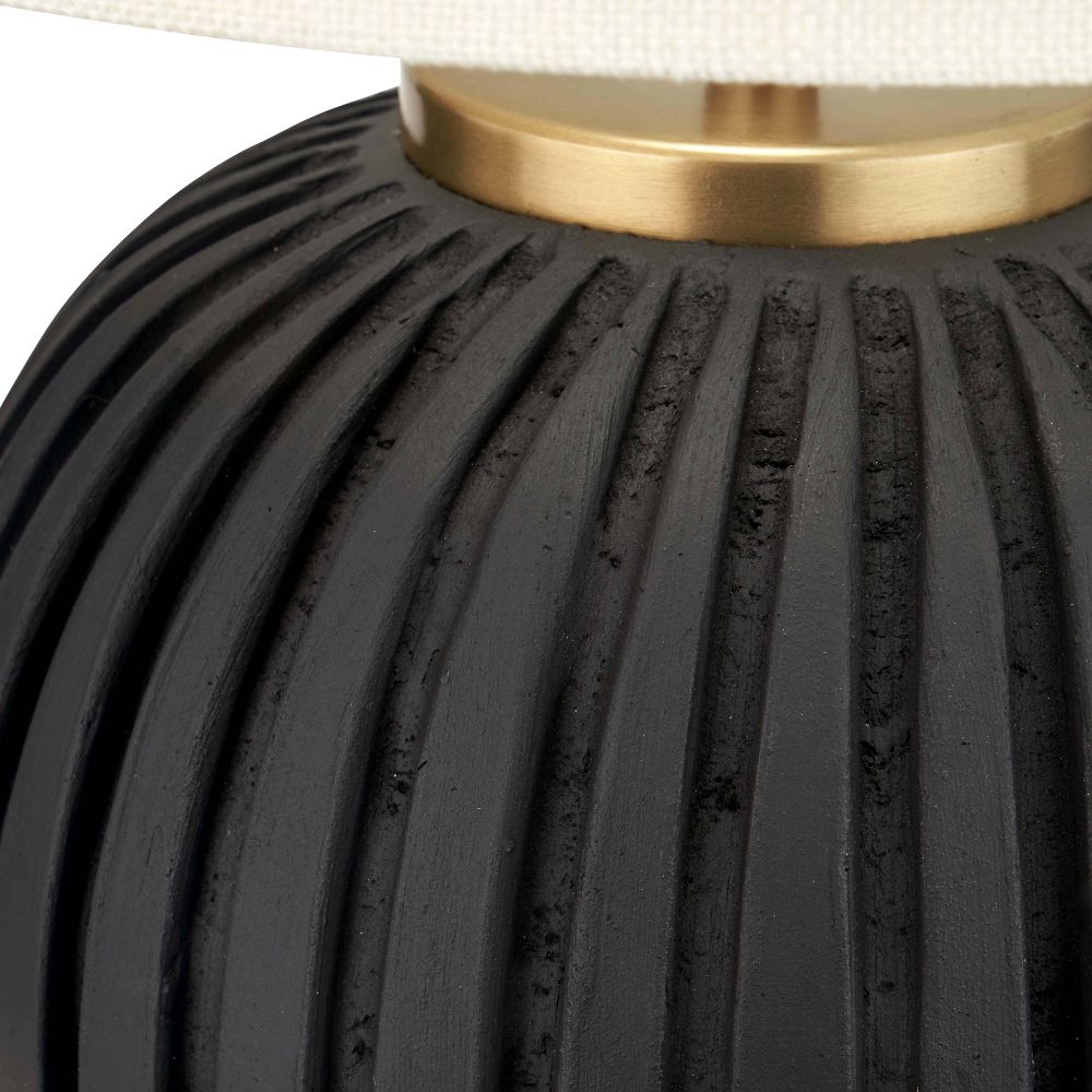 Ezekiel Terracotta Textured Ball Table Lamp