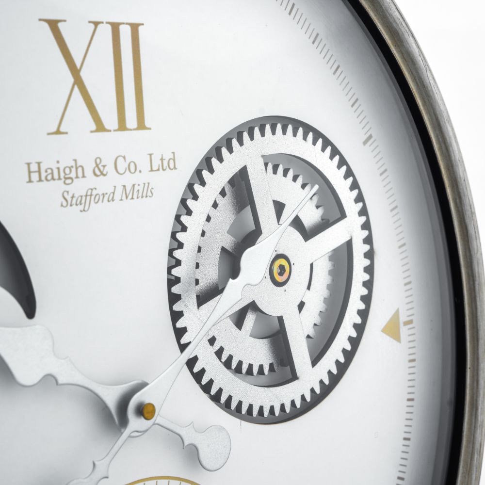 Metal Working Cog Wall Clock