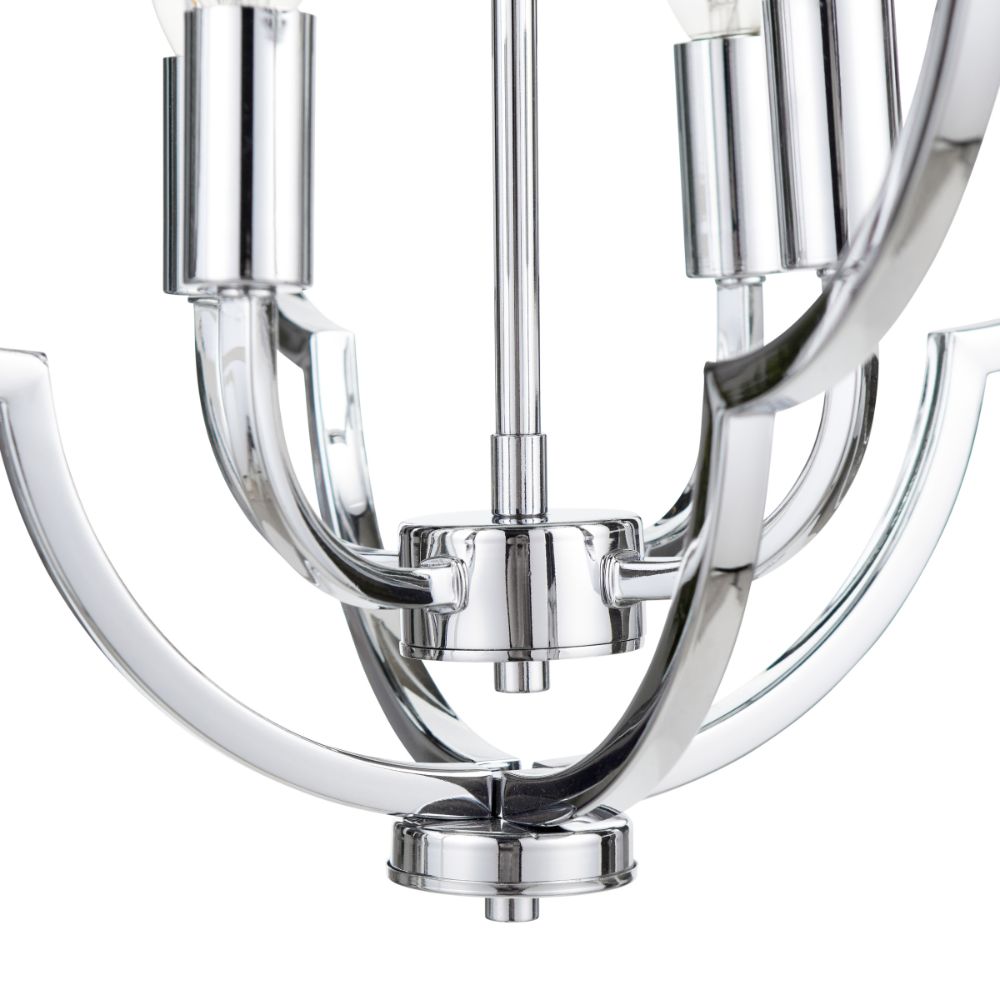Amine 4 Light Fleur De Lys Pendant