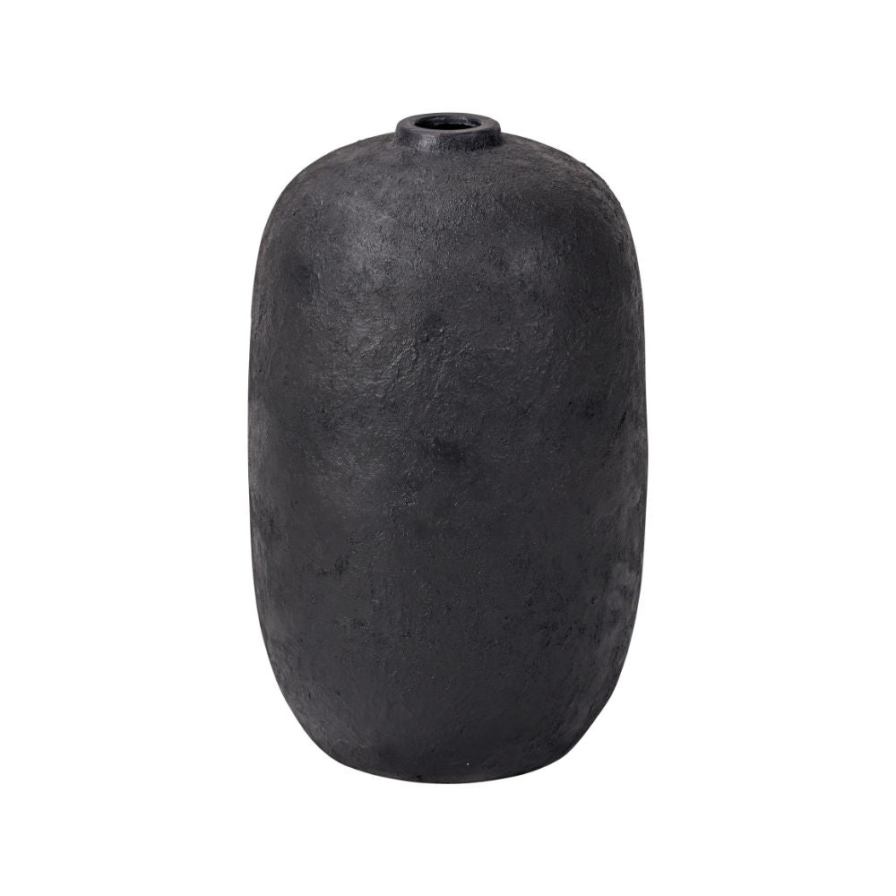 Fibrestone Black Decorative Tall Vase