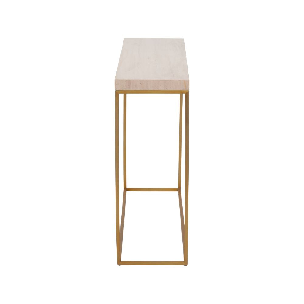 Madison Granite and Metal Console Table