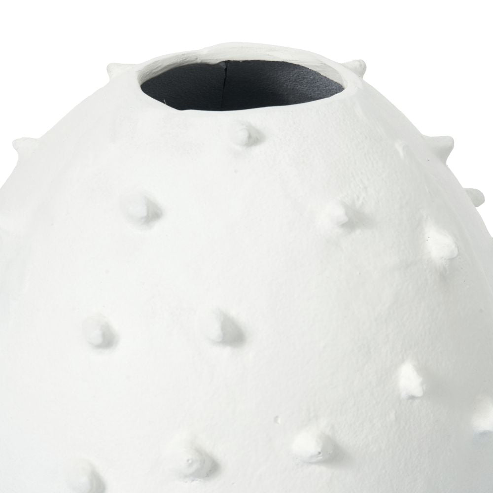 Metal Vase with Bobbles