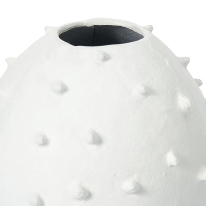 Metal Vase with Bobbles